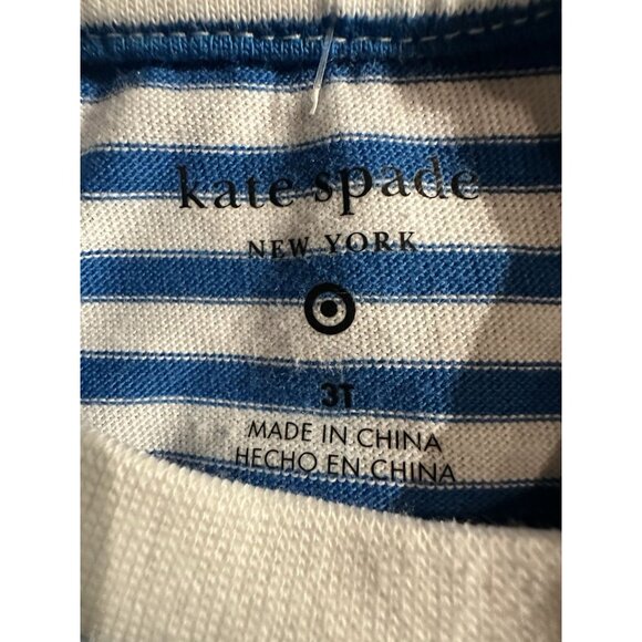 KATE SPADE Target Kids' Small Fry Stripe Graphic T-Shirt size 3T NWT - Picture 4 of 4
